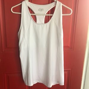 White work out tank - size Large